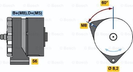 BOSCH 0 120 469 862 - Ģenerators adetalas.lv