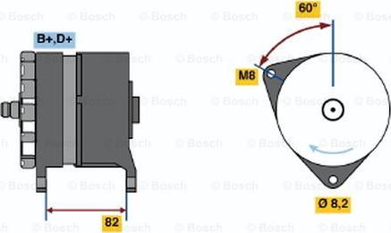 BOSCH 0 120 469 808 - Ģenerators adetalas.lv