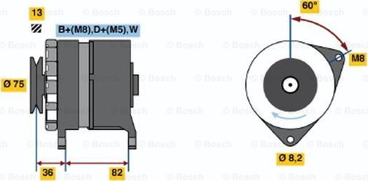 BOSCH 0 120 469 781 - Ģenerators adetalas.lv