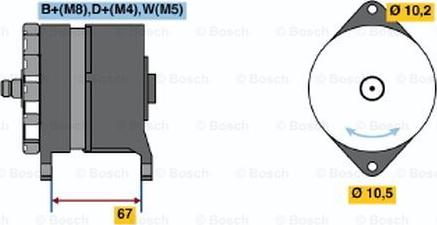 BOSCH 0 120 468 065 - Ģenerators adetalas.lv