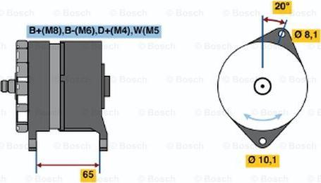 BOSCH 0 120 468 140 - Ģenerators adetalas.lv