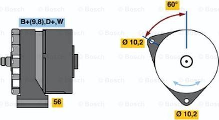 BOSCH 0 120 489 469 - Ģenerators adetalas.lv