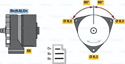 BOSCH 0 120 489 506 - Ģenerators adetalas.lv