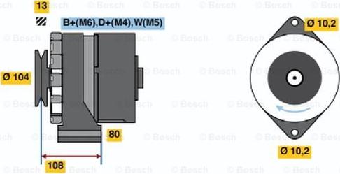 BOSCH 0 120 489 387 - Ģenerators adetalas.lv