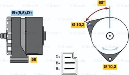 BOSCH 0 120 489 331 - Ģenerators adetalas.lv