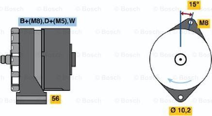 BOSCH 0 120 489 376 - Ģenerators adetalas.lv