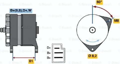 BOSCH 0 120 489 244 - Ģenerators adetalas.lv