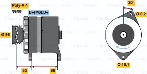 BOSCH 0 120 489 259 - Ģenerators adetalas.lv