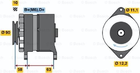 BOSCH 0 120 489 212 - Ģenerators adetalas.lv