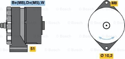 BOSCH 0 120 488 285 - Ģenerators adetalas.lv