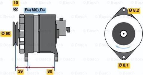 BOSCH 0 120 488 012 - Ģenerators adetalas.lv