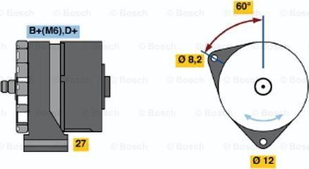 BOSCH 0 120 488 102 - Ģenerators adetalas.lv