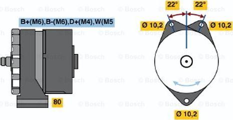 BOSCH 0 120 488 232 - Ģenerators adetalas.lv