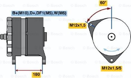 BOSCH 0 120 689 547 - Ģenerators adetalas.lv