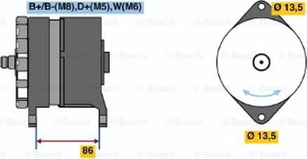 BOSCH 0 120 689 516 - Ģenerators adetalas.lv