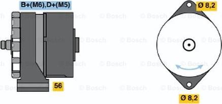 BOSCH 0 120 339 512 - Ģenerators adetalas.lv