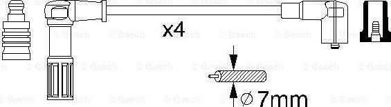 BOSCH 0 356 912 845 - Augstsprieguma vadu komplekts adetalas.lv