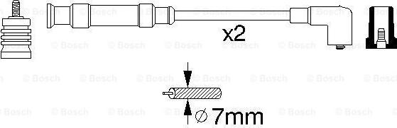 BOSCH 0 356 912 804 - Augstsprieguma vadu komplekts adetalas.lv