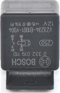 BOSCH 0 332 019 110 - Relejs, Degvielas sūknis adetalas.lv