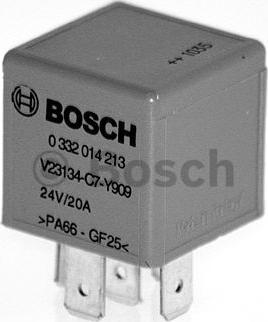 BOSCH 0 332 014 213 - Relejs, Darba strāva adetalas.lv