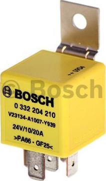 BOSCH 0 332 204 210 - Relejs, Darba strāva adetalas.lv