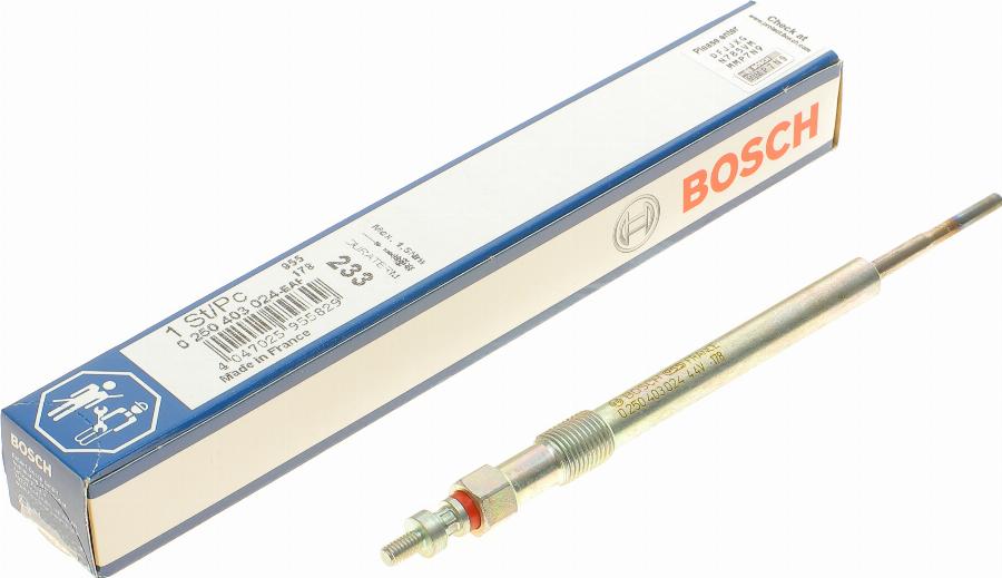 BOSCH 0 250 403 024 - Kvēlsvece adetalas.lv