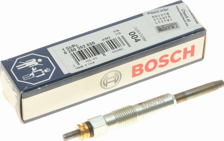 BOSCH 0 250 202 020 - Kvēlsvece adetalas.lv