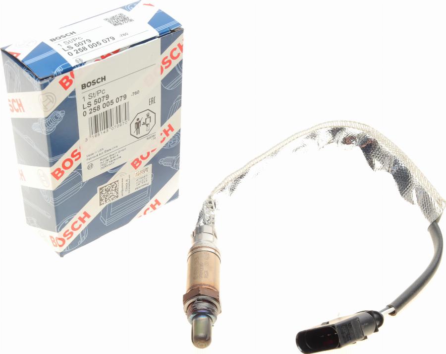 BOSCH 0 258 005 079 - Lambda zonde adetalas.lv