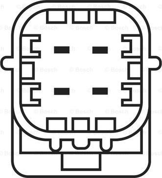 BOSCH 0 258 006 511 - Lambda zonde adetalas.lv