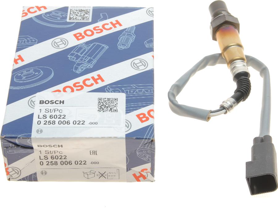 BOSCH 0 258 006 022 - Lambda zonde adetalas.lv