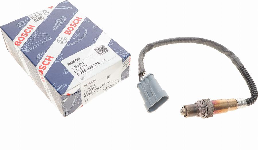 BOSCH 0 258 006 376 - Lambda zonde adetalas.lv