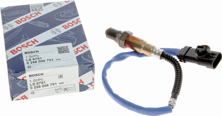 BOSCH 0 258 006 791 - Lambda zonde adetalas.lv