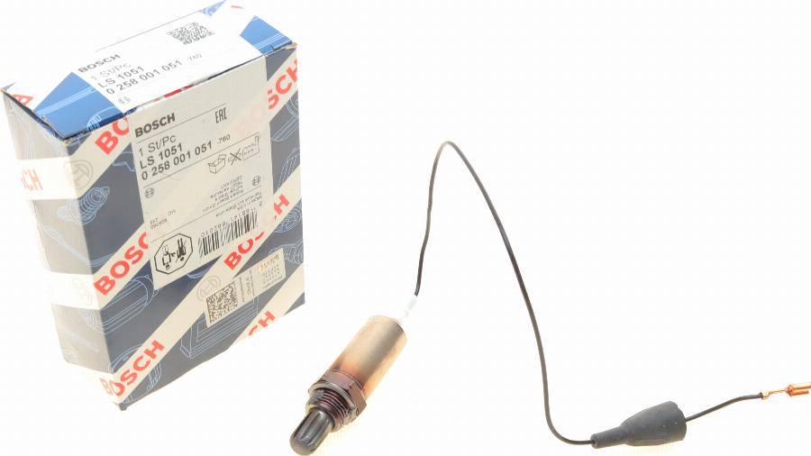 BOSCH 0 258 001 051 - Lambda zonde adetalas.lv