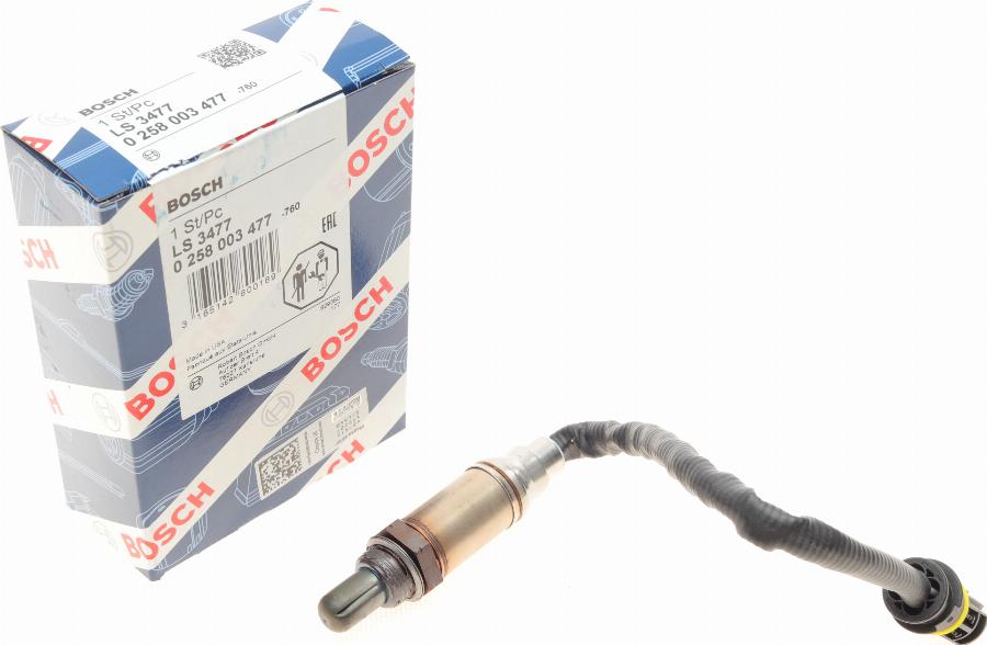 BOSCH 0 258 003 477 - Lambda zonde adetalas.lv