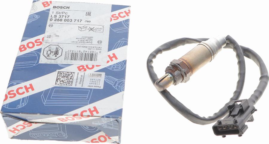 BOSCH 0 258 003 717 - Lambda zonde adetalas.lv