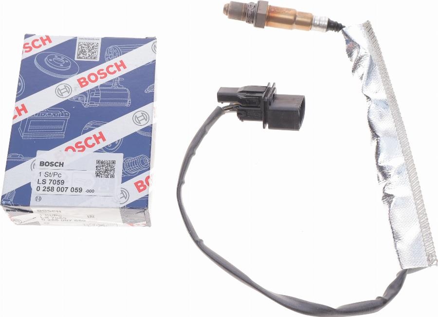 BOSCH 0 258 007 059 - Lambda zonde adetalas.lv