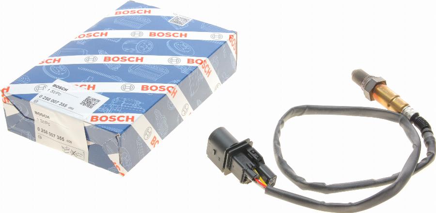 BOSCH 0 258 007 355 - Lambda zonde adetalas.lv