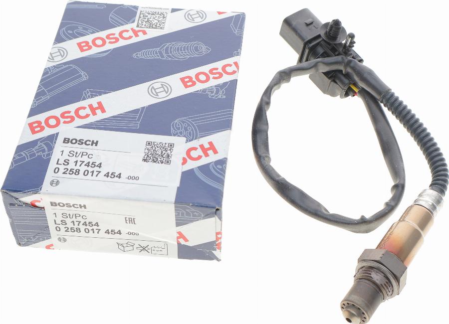 BOSCH 0 258 017 454 - Lambda zonde adetalas.lv