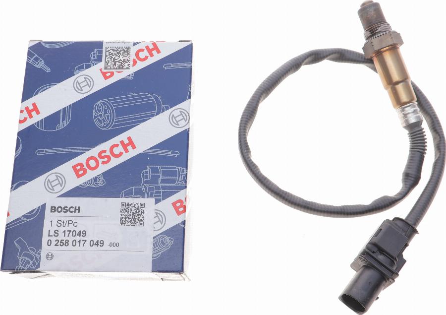 BOSCH 0 258 017 049 - Lambda zonde adetalas.lv