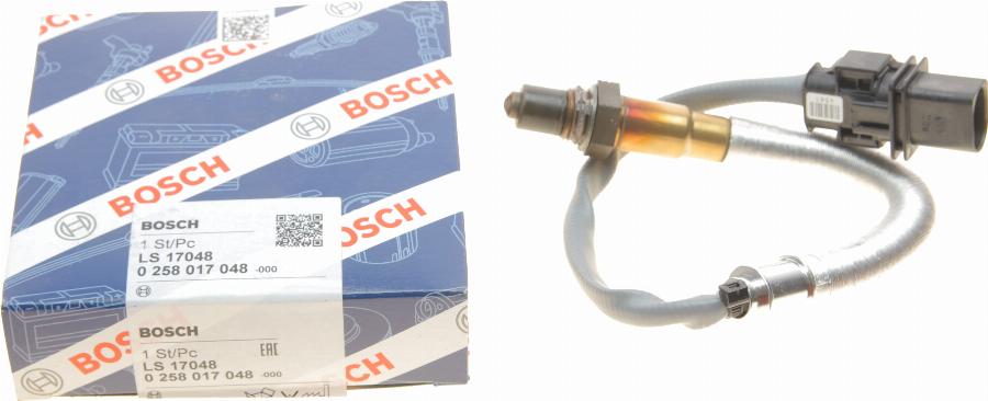 BOSCH 0 258 017 048 - Lambda zonde adetalas.lv