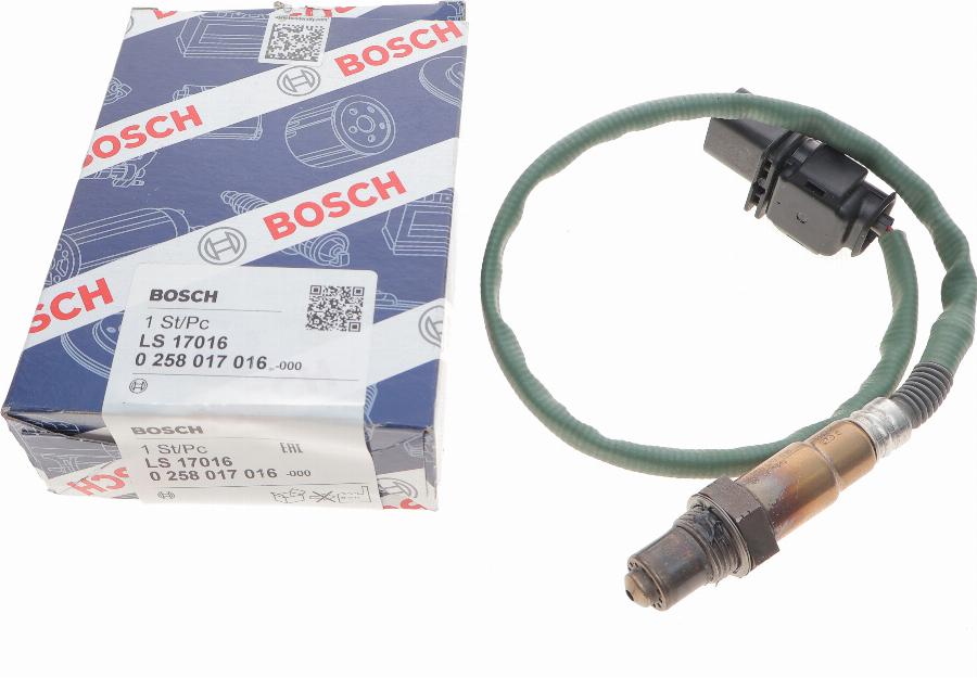 BOSCH 0 258 017 016 - Lambda zonde adetalas.lv