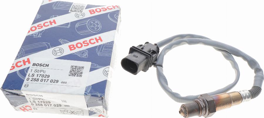 BOSCH 0 258 017 029 - Lambda zonde adetalas.lv