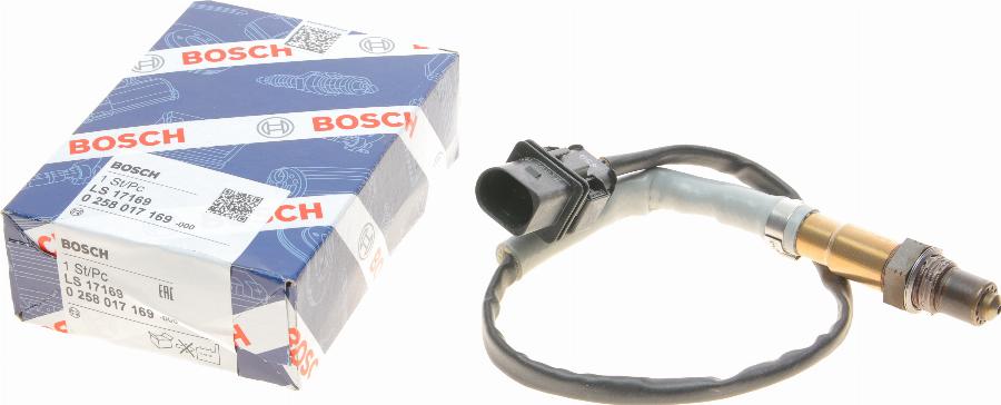 BOSCH 0 258 017 169 - Lambda zonde adetalas.lv