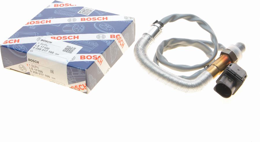 BOSCH 0 258 017 100 - Lambda zonde adetalas.lv