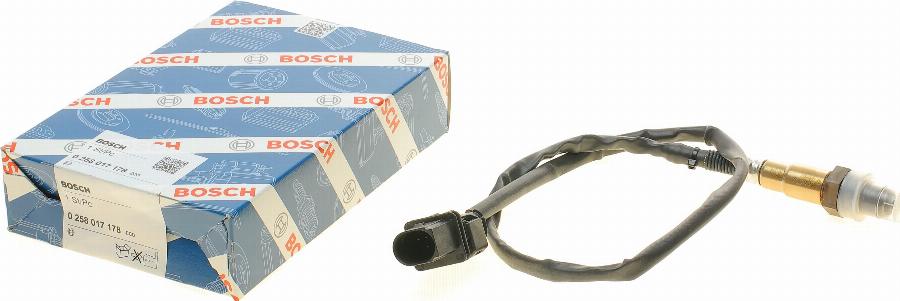 BOSCH 0 258 017 178 - Lambda zonde adetalas.lv