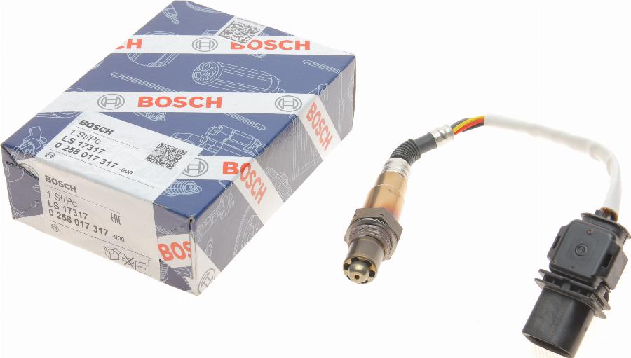 BOSCH 0 258 017 317 - Lambda zonde adetalas.lv