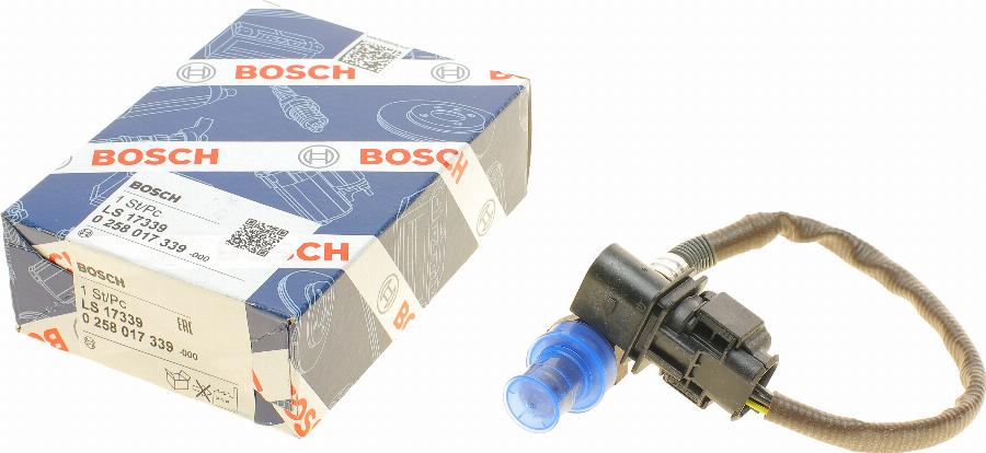 BOSCH 0 258 017 339 - Lambda zonde adetalas.lv