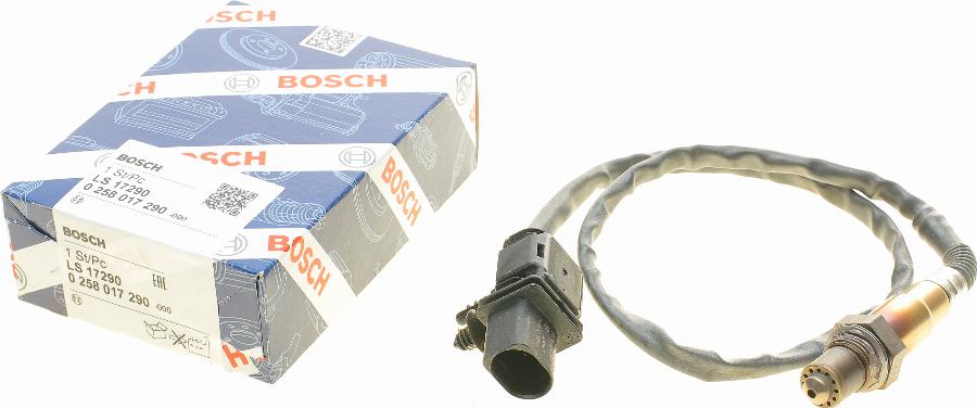 BOSCH 0 258 017 290 - Lambda zonde adetalas.lv