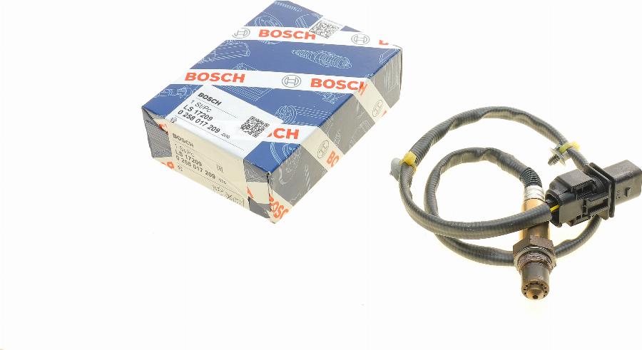 BOSCH 0 258 017 209 - Lambda zonde adetalas.lv