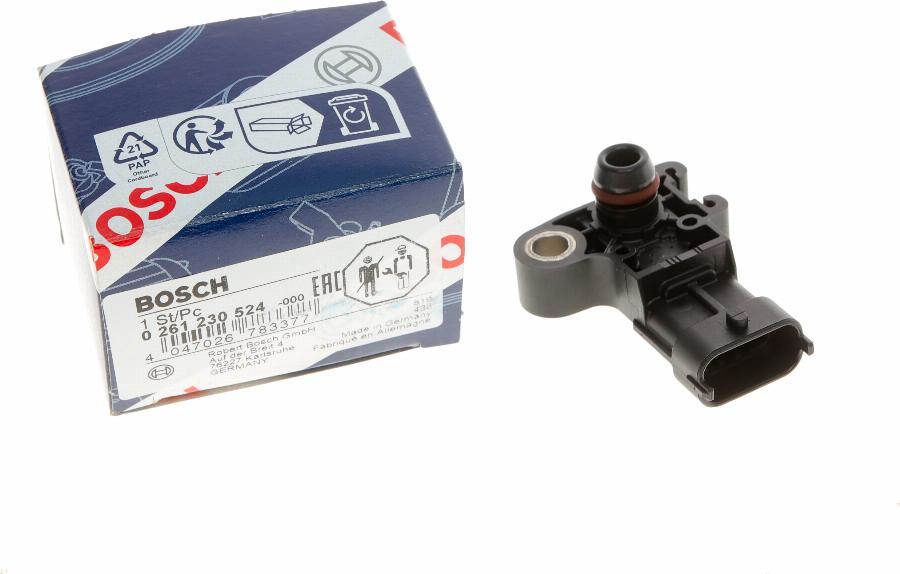 BOSCH 0 261 230 524 - Devējs, Pūtes spiediens adetalas.lv